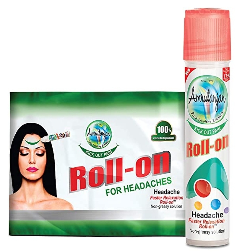 Ролик ингалятор Амрутанджан от мигреней Amrutanjan 10 мл