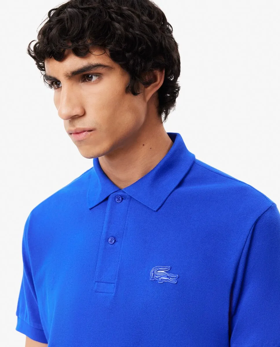 LACOSTE Classic Fit L.12.12 Badge Polo Shirt Blue