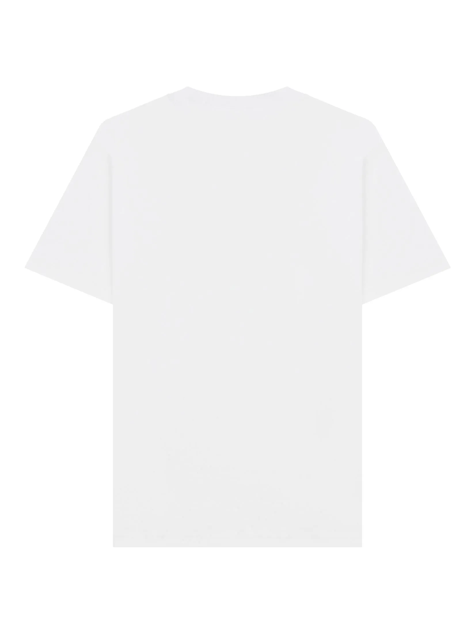 GIORDANO Men's Slim Cotton Embroidery Tee (Liquid Touch) Signature White