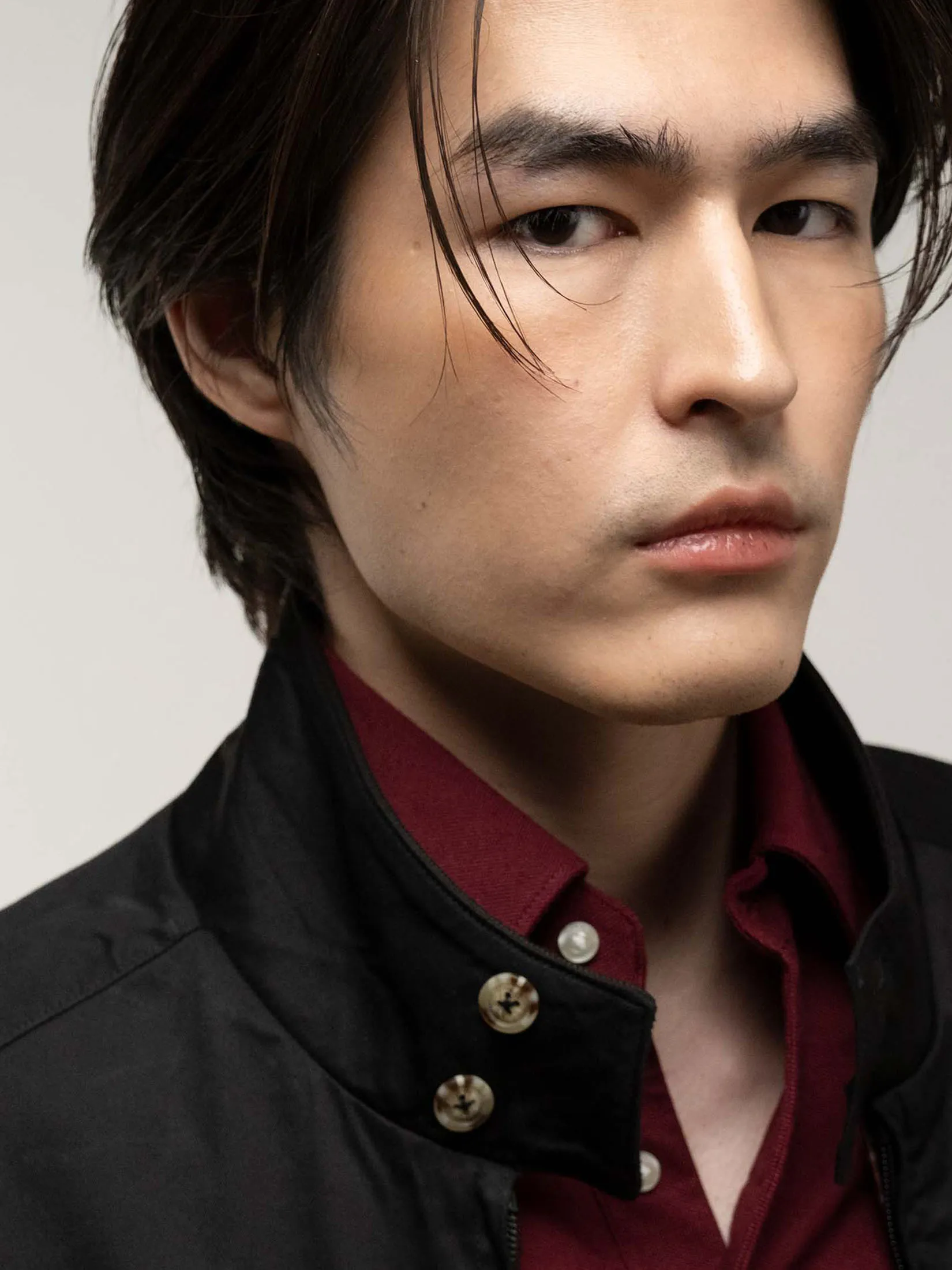 ERA-WON Harrington Jacket – Regular Fit in Black