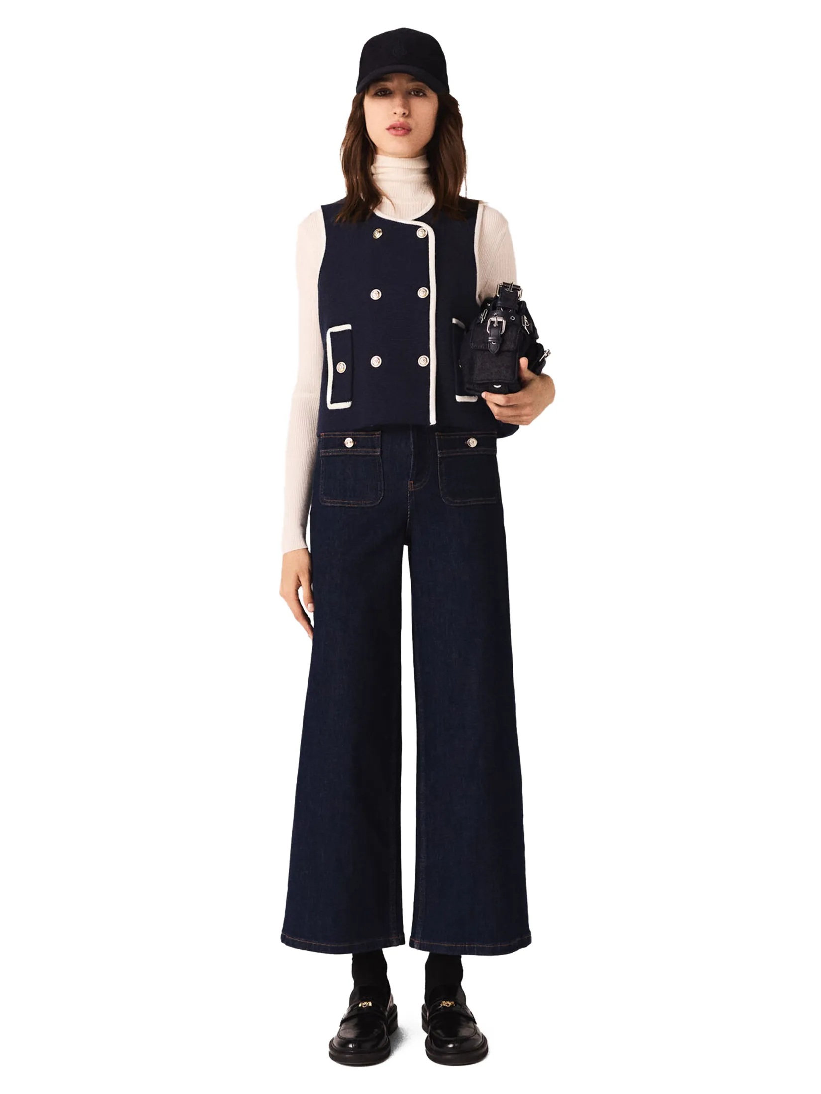 MAJE Women Top Double-Breasted