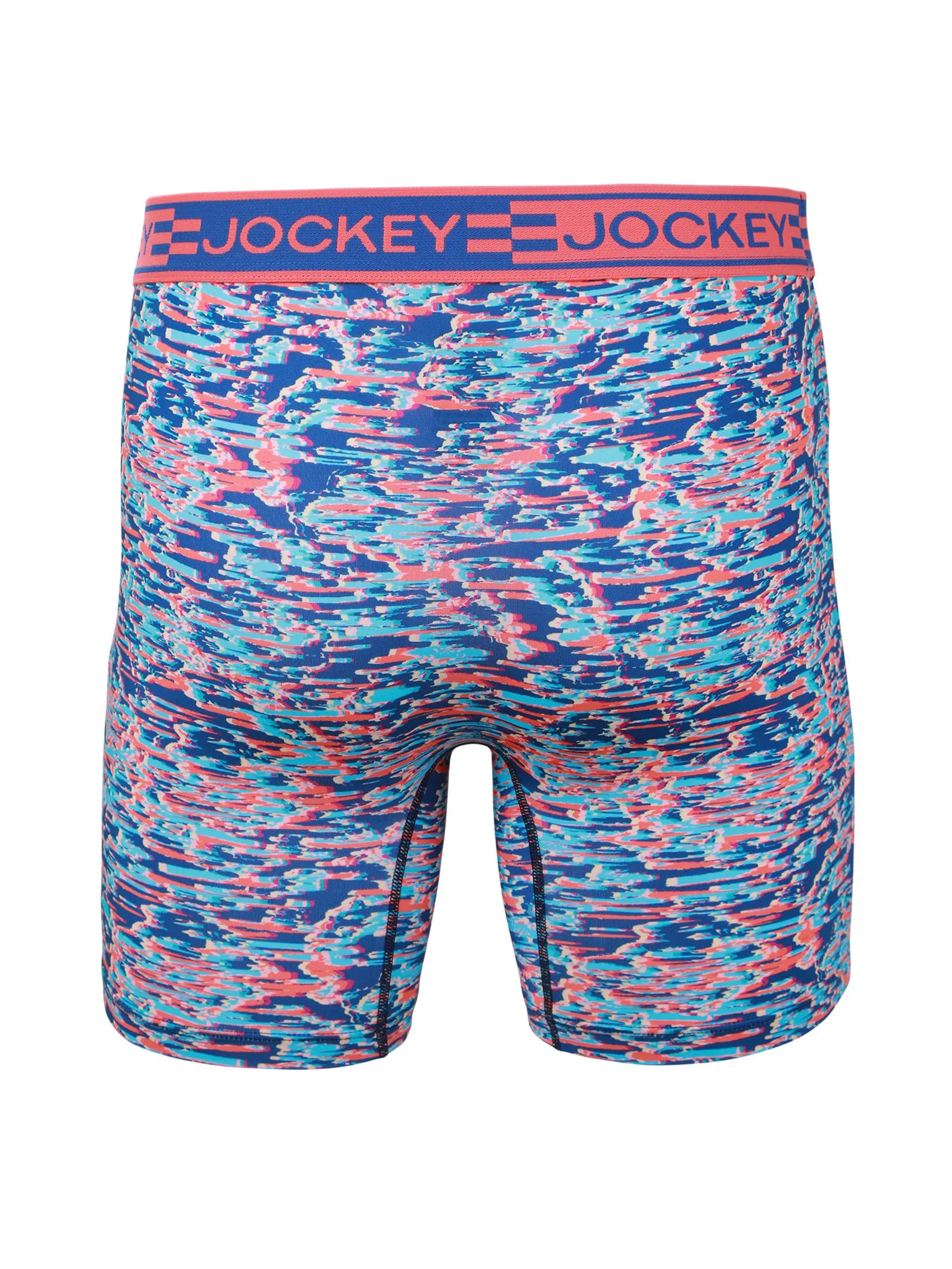 JOCKEY UNDERWEAR Men's SPORT MICROFIBER ACTIVE BOXER TRUNK RED