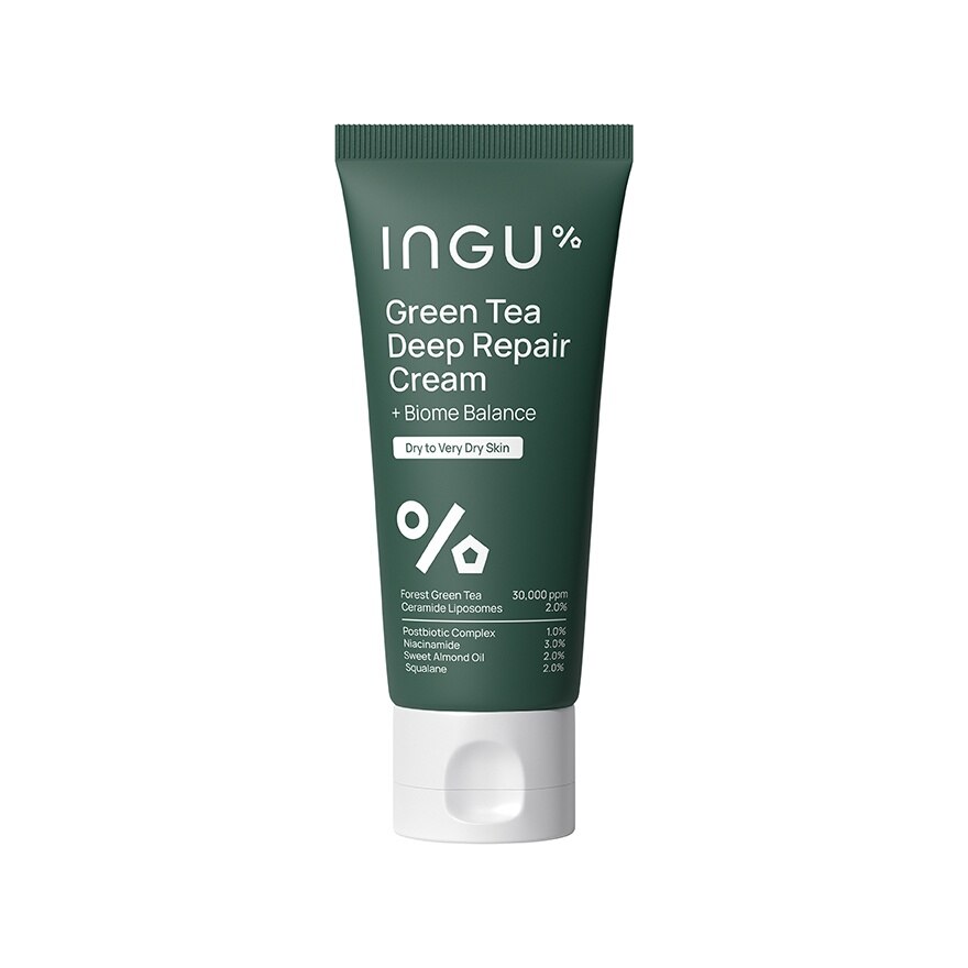 INGU Green Tea Deep Repair Cream +Biome Balance 50 ml.