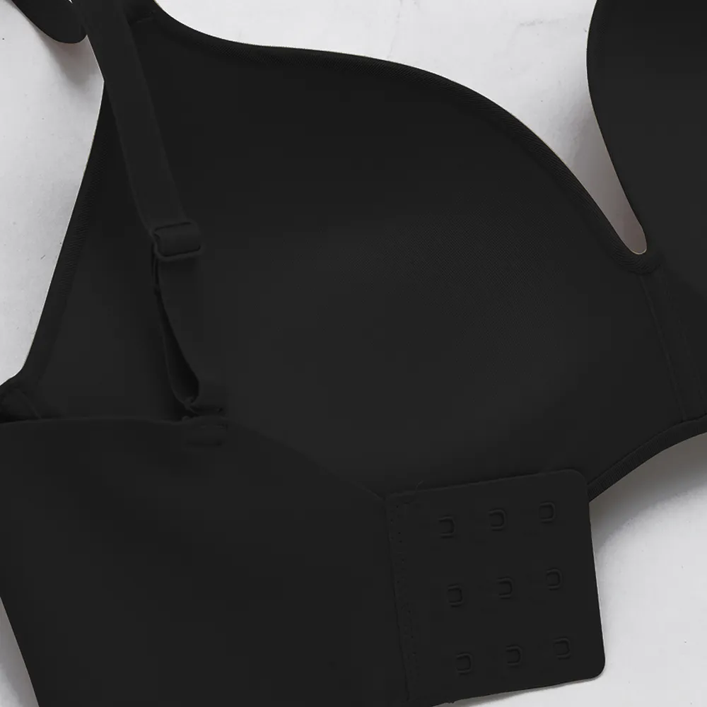 SABINA Bra Fong D Invisible Wire Bra Soft Doomm Collection Style no. SBH9000BK Black