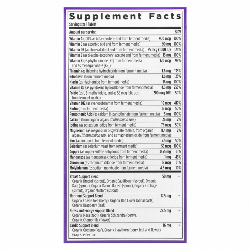 New Chapter, 40+ Every Woman's One Daily, витаминный комплекс на основе цельных продуктов для женщин старше 40 лет, 96 вегетарианских таблеток