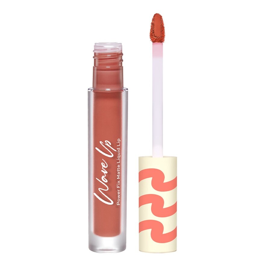 Cute Press Wave Up Power Fix Matte Lip01 - OR02 CORal Beige