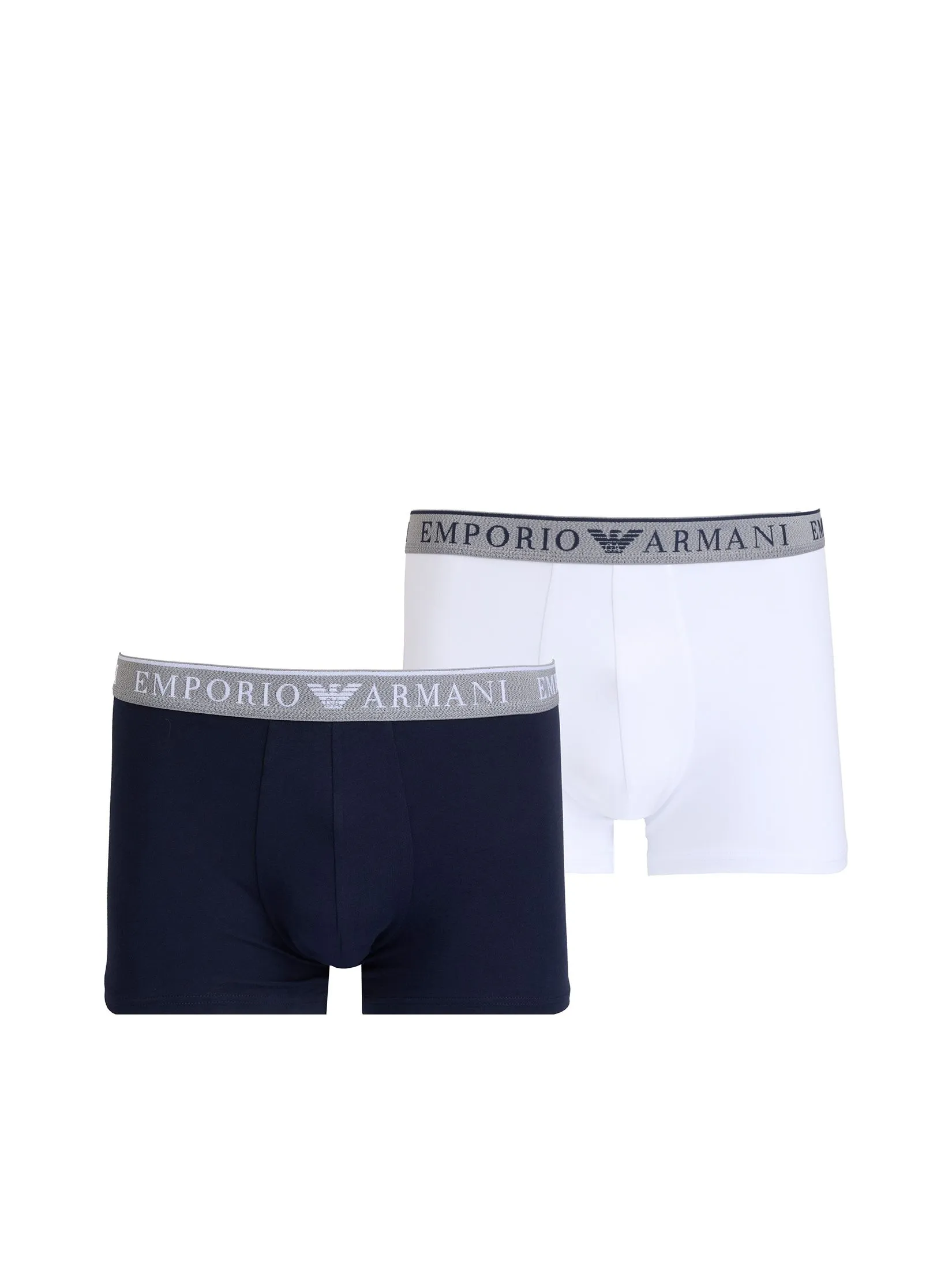 EMPORIO ARMANI Men Trunk 2 Pack FW25 MB088 Armani Blue/White