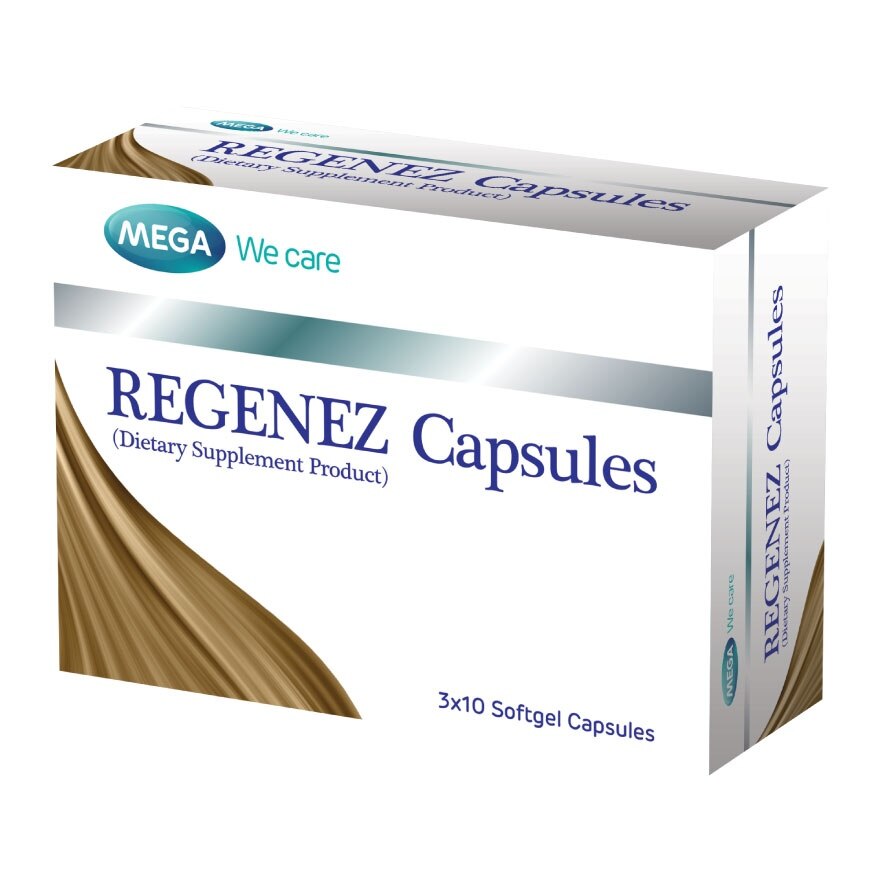 Mega Regenez Capsules (Dietary Supplement Product) 30 Capsules