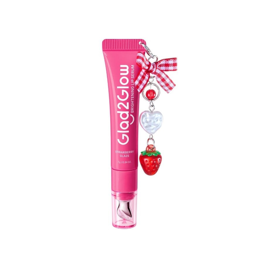 Glad2Glow Brightening Lip Serum Strawberry Glaze (Pink) 7 G. - Strawberry Glaze