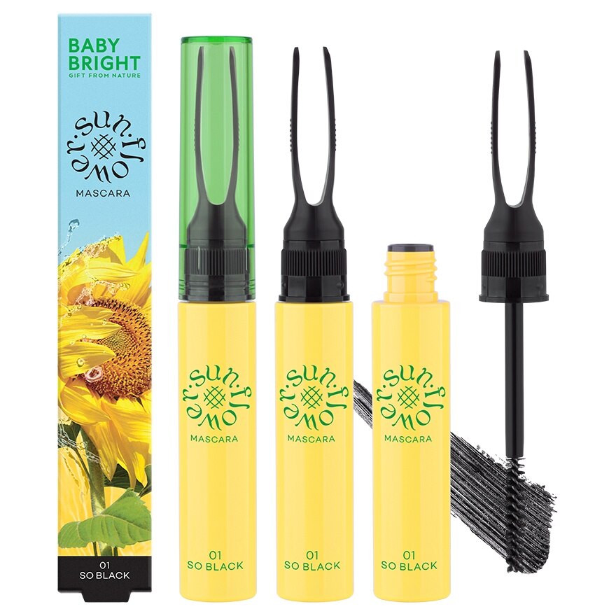 Baby Bright Sunflower Mascara 5g 01 - 02 Extreme Brown