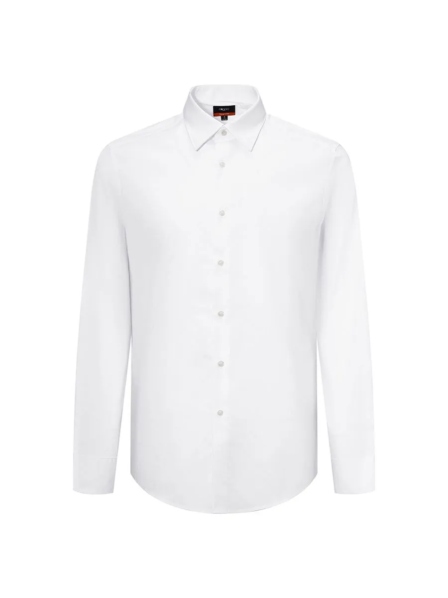 G2000 Men Clothing Easy Care Stretch Shirt Smart Fit - White