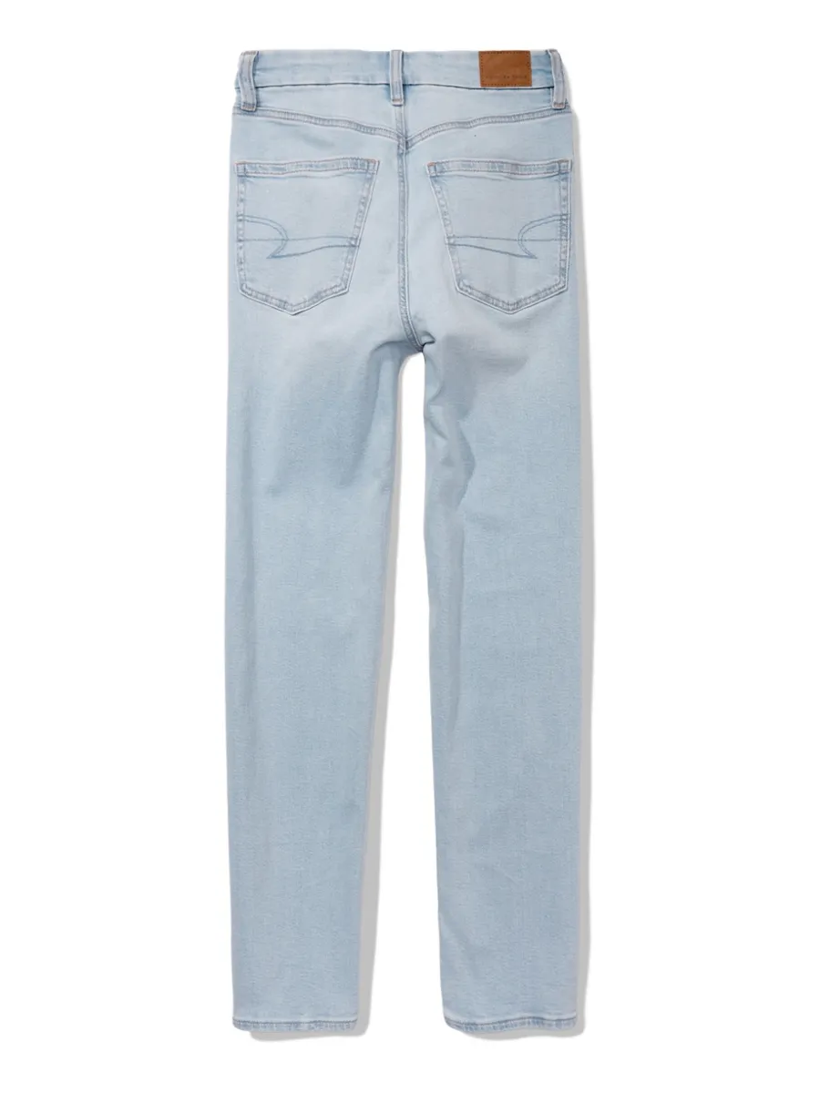 AMERICAN EAGLE CURVY 90S STRAIGHT JEANS - INTL 404 ICE BLUE