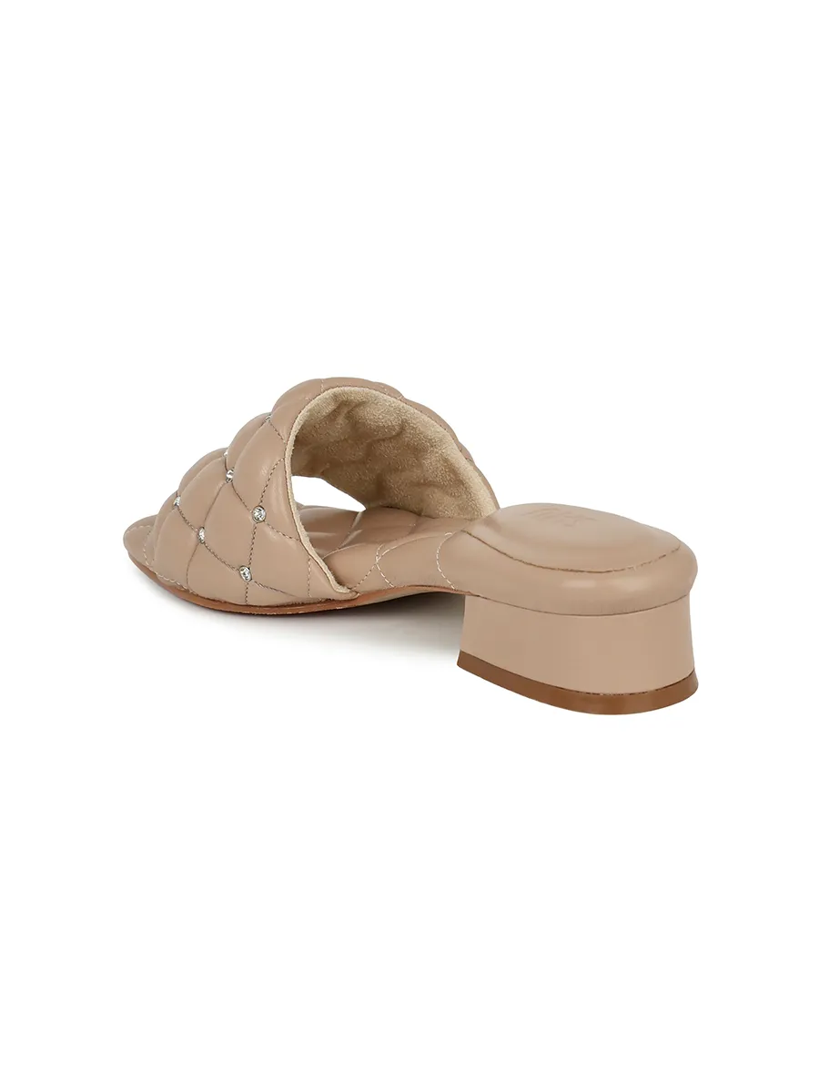SHU WOMEN  PALETTE SOFT 1  LUCKY DIAMONDS SANDALS - BEIGE
