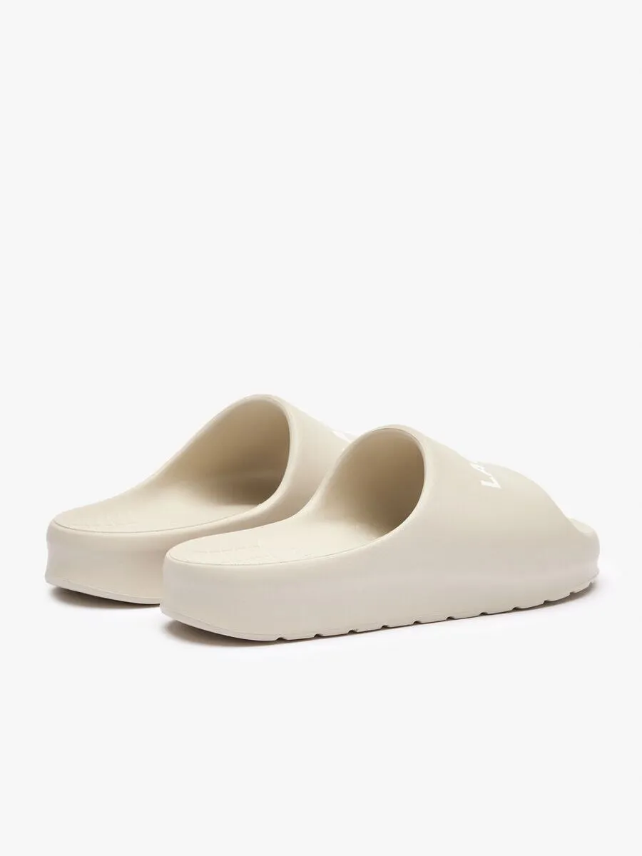 LACOSTE White Men’s Branded Serve Slide 2.0