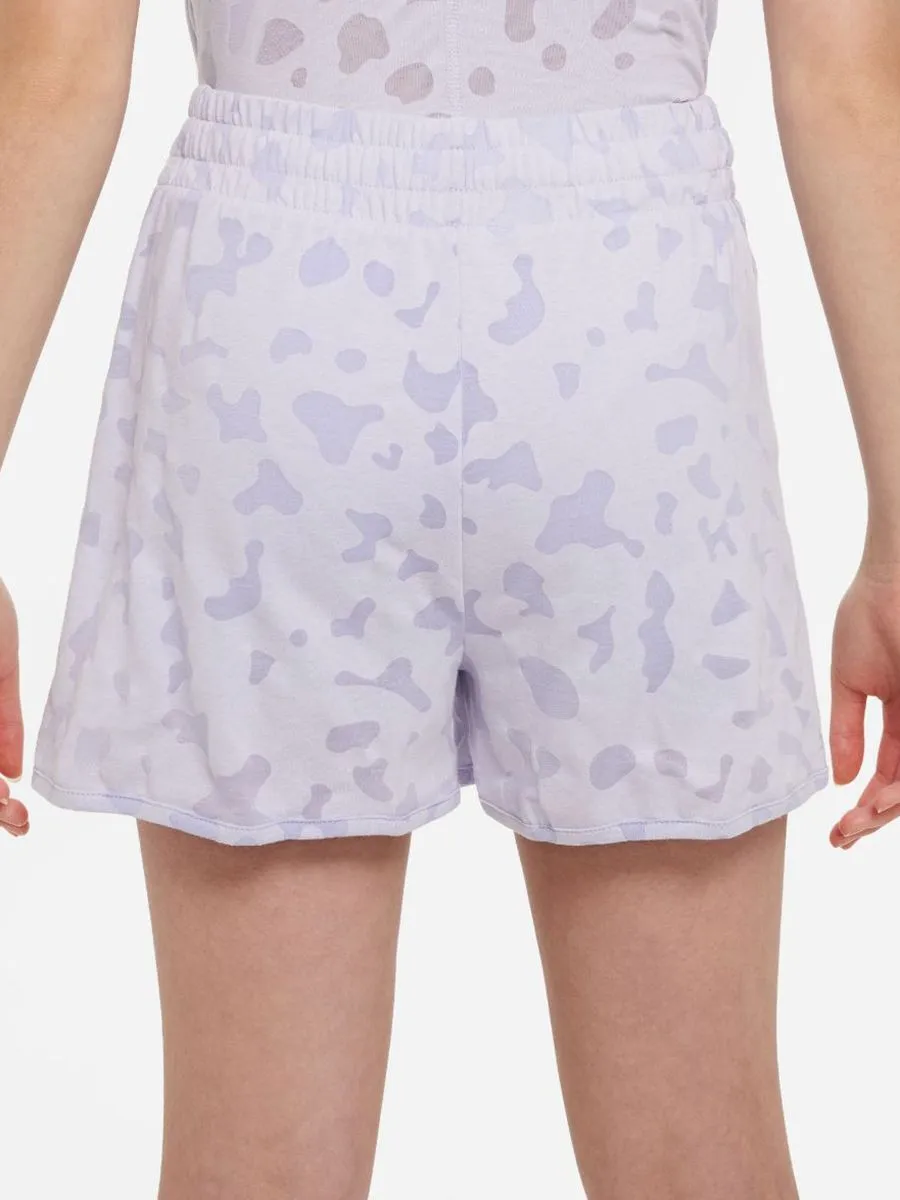 NIKE KIDS Big Kids Girls High-Waisted Training Shorts HR Dri-FIT Breezy FB1095-536