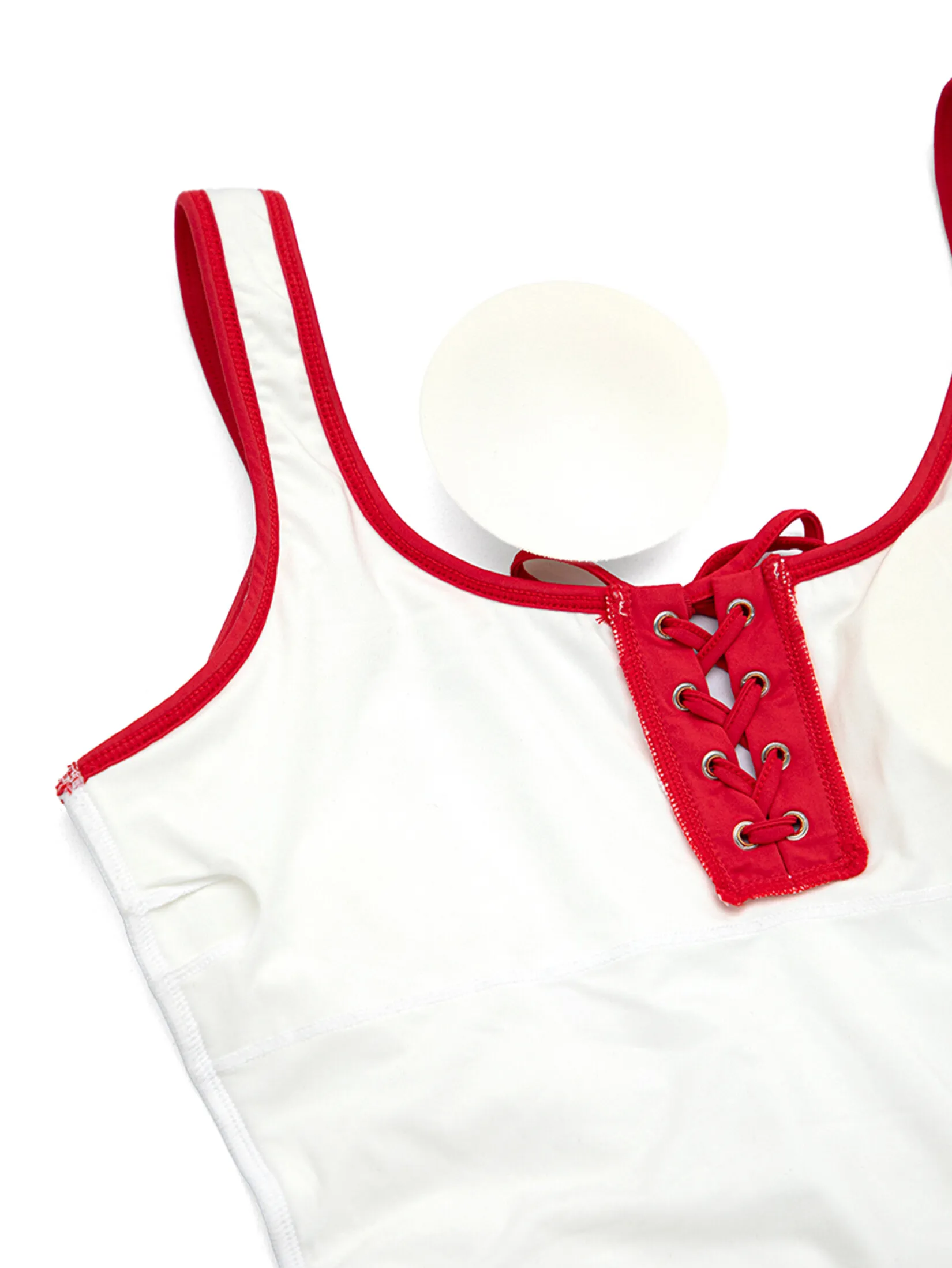 SABINA SWIM SS 25 Woman | CHERRY ON TOP Margaret One Piece Swimwear - Cream