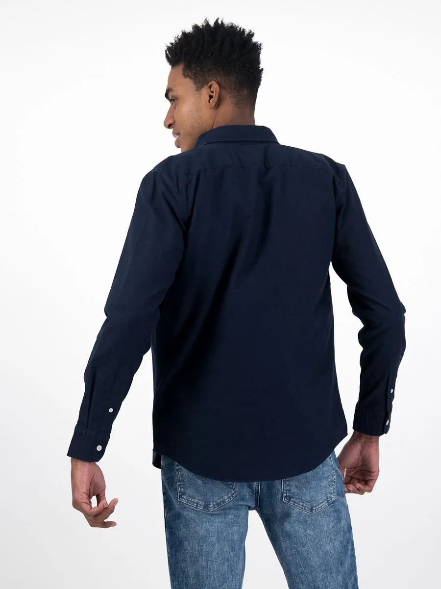 AMERICAN EAGLE MEN 2100 INT SF BTD PC DYE OXFORD W EAGLE 410 NAVY