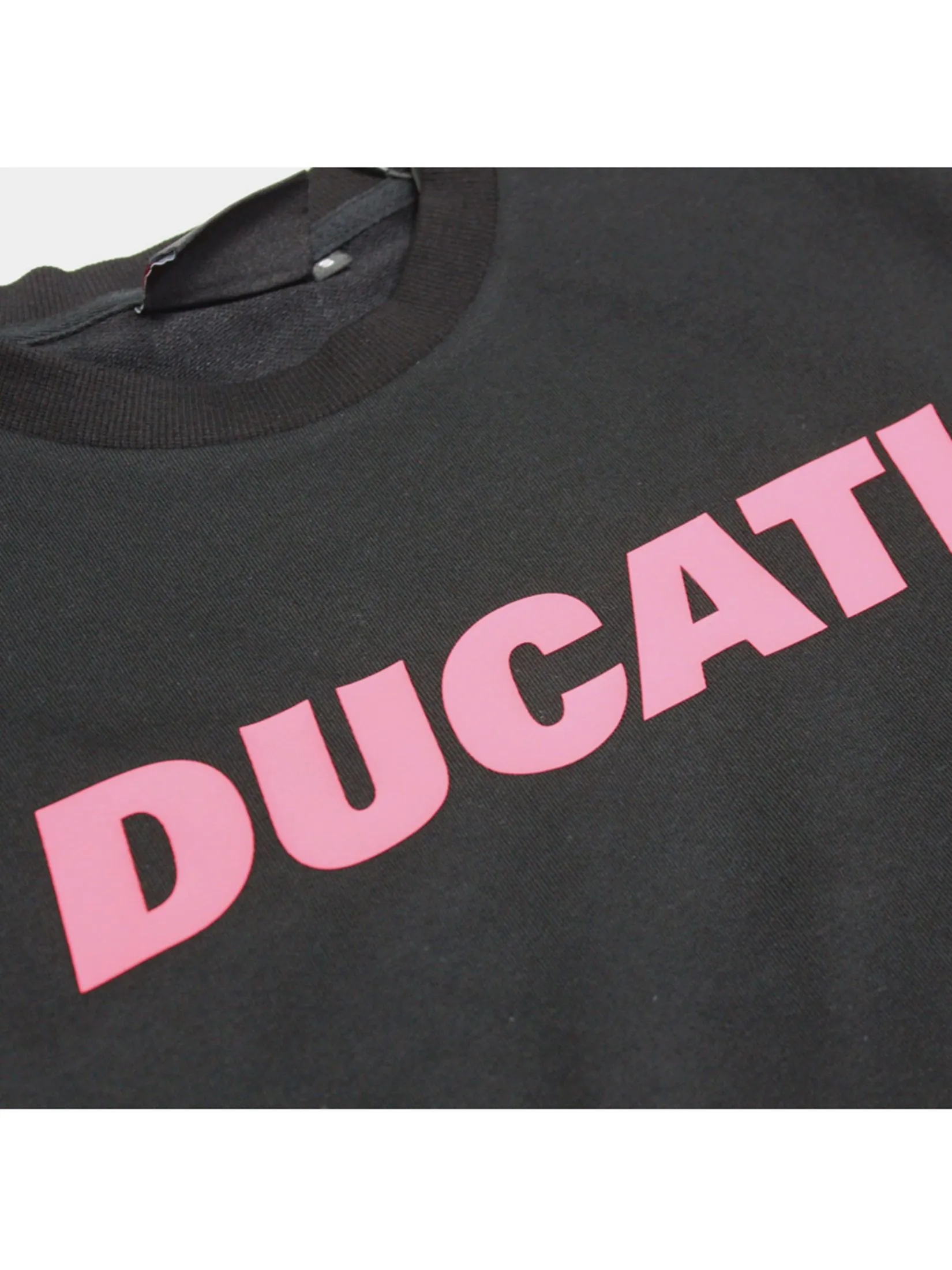 DUCATI BLACK Sweater Woman Long sleeve T-Shirt DCT 52 048