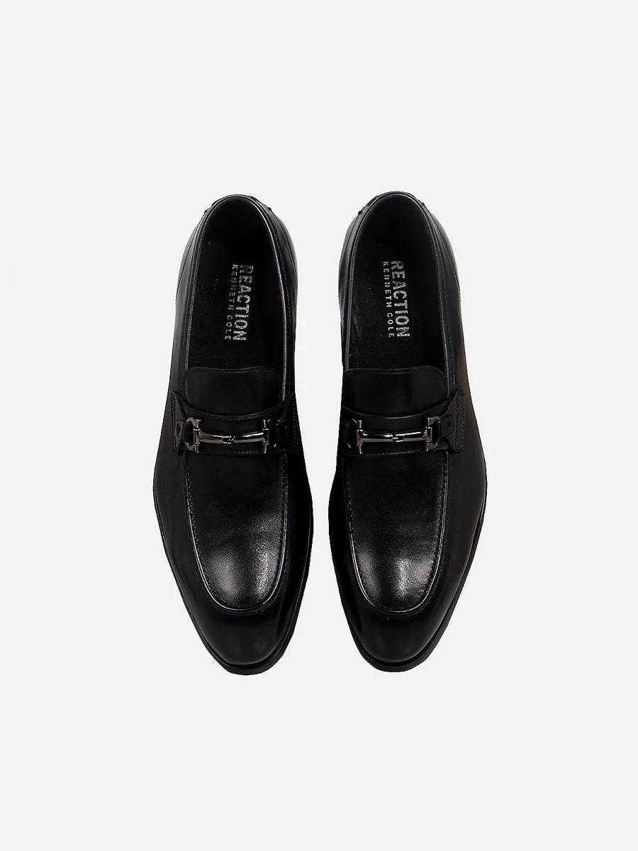 KENNETH COLE MEN'S LOAFER SHOES CALMAN / BLACK