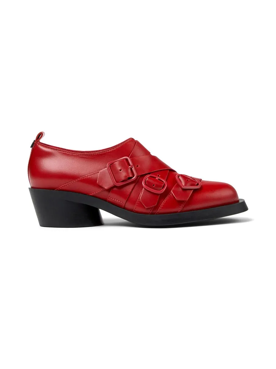 CAMPER Women Heels Shoes TWS Red Size - 37 EU