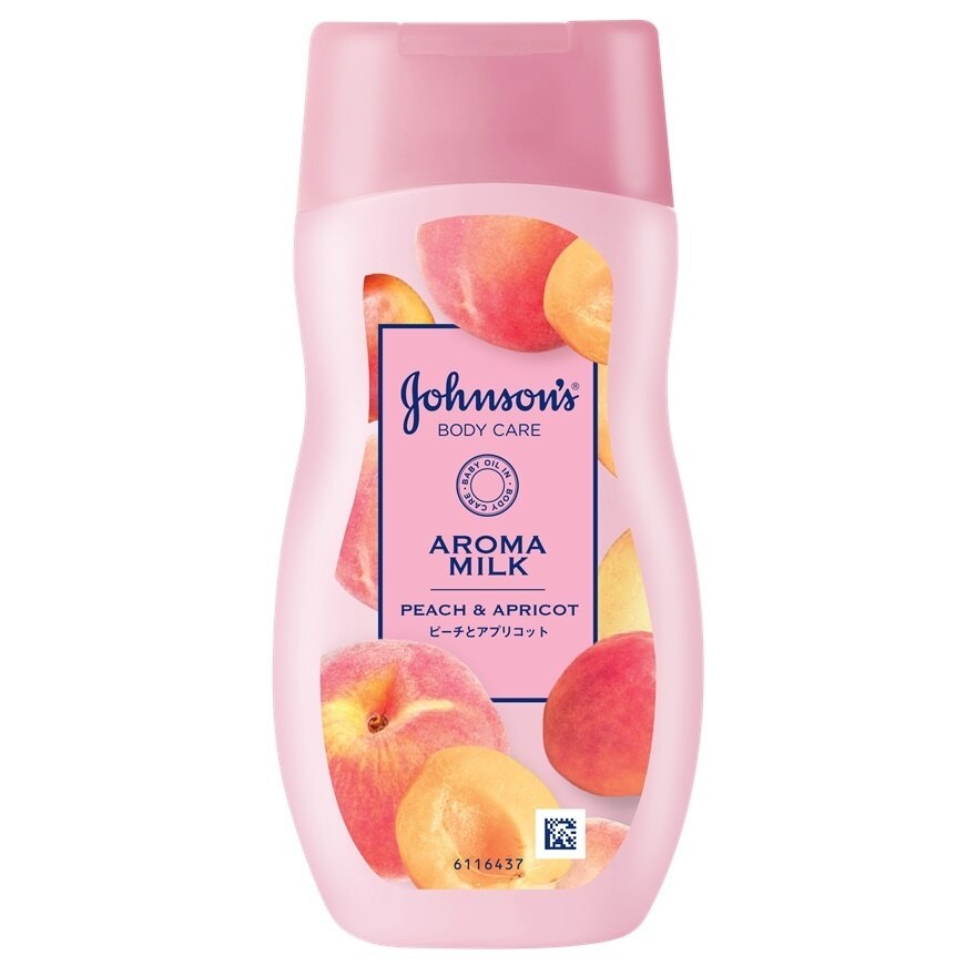 Johnson's Body Care Aroma Milk Peach  Apricot 200 Ml. - Peach