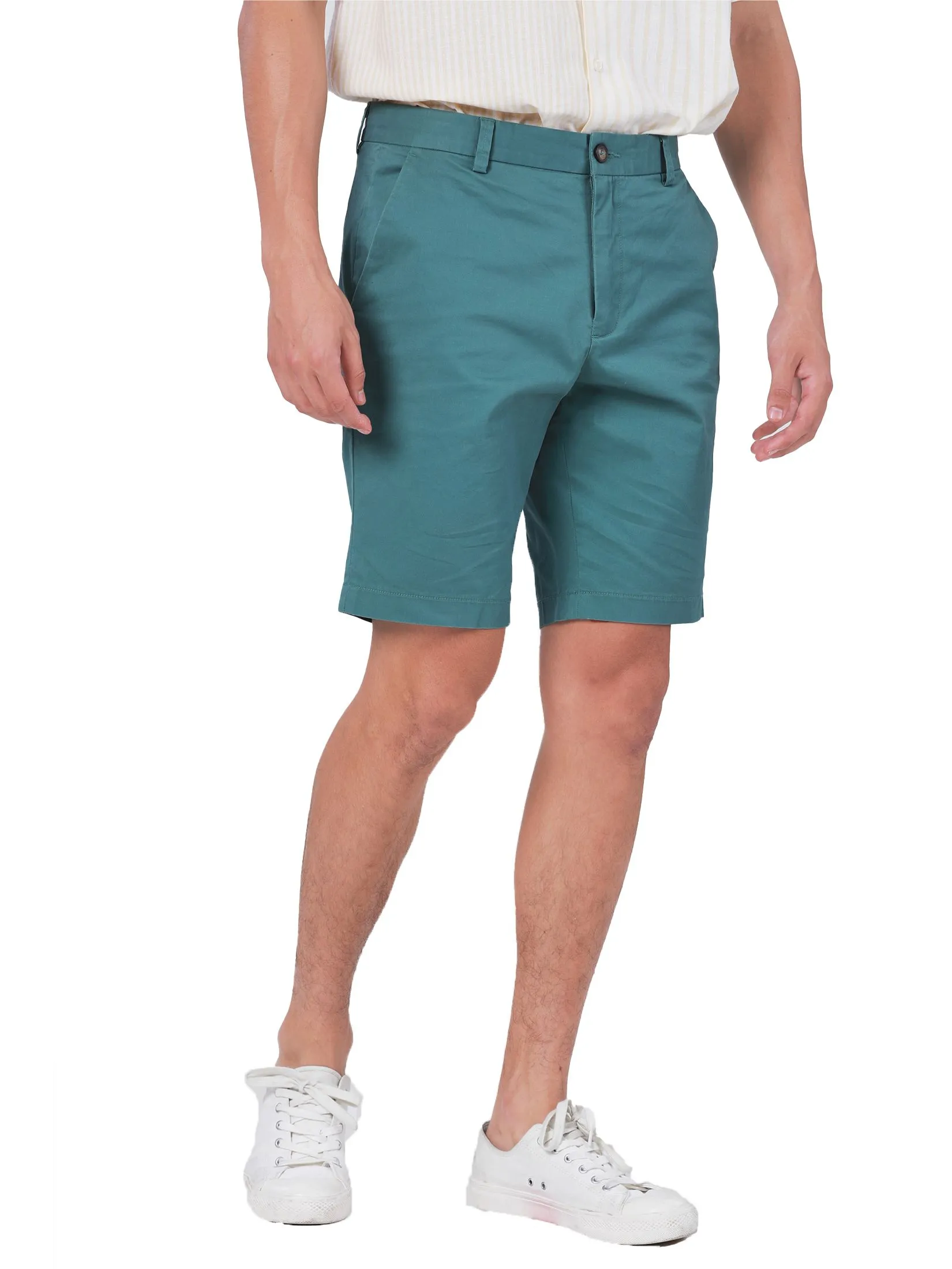 JOHN HENRY Men's Shorts (Slim Fit) REJUVENATE VACATION Green