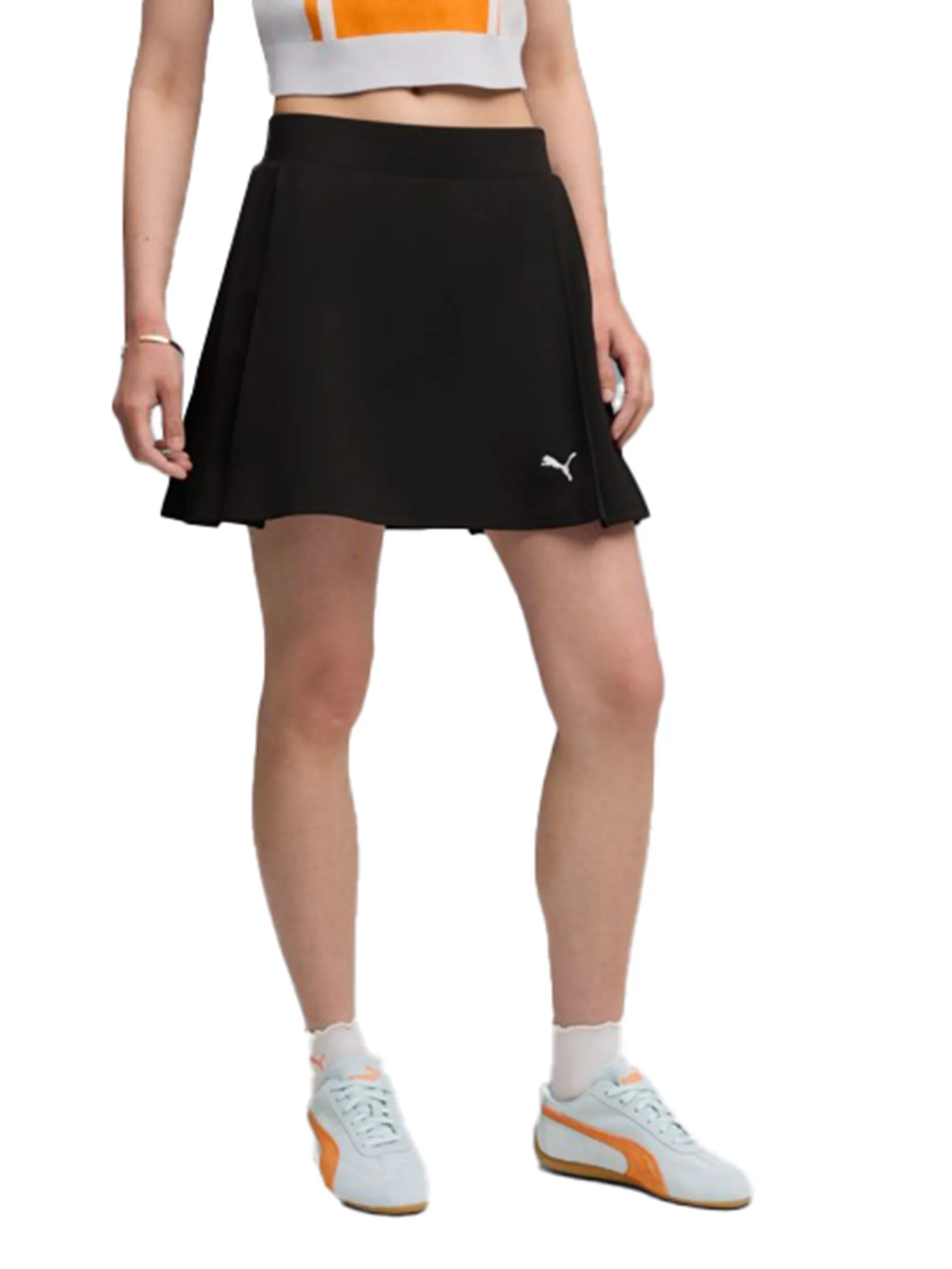 PUMA Women Pleated Skirt Wardrobe Essentials PUMA Black