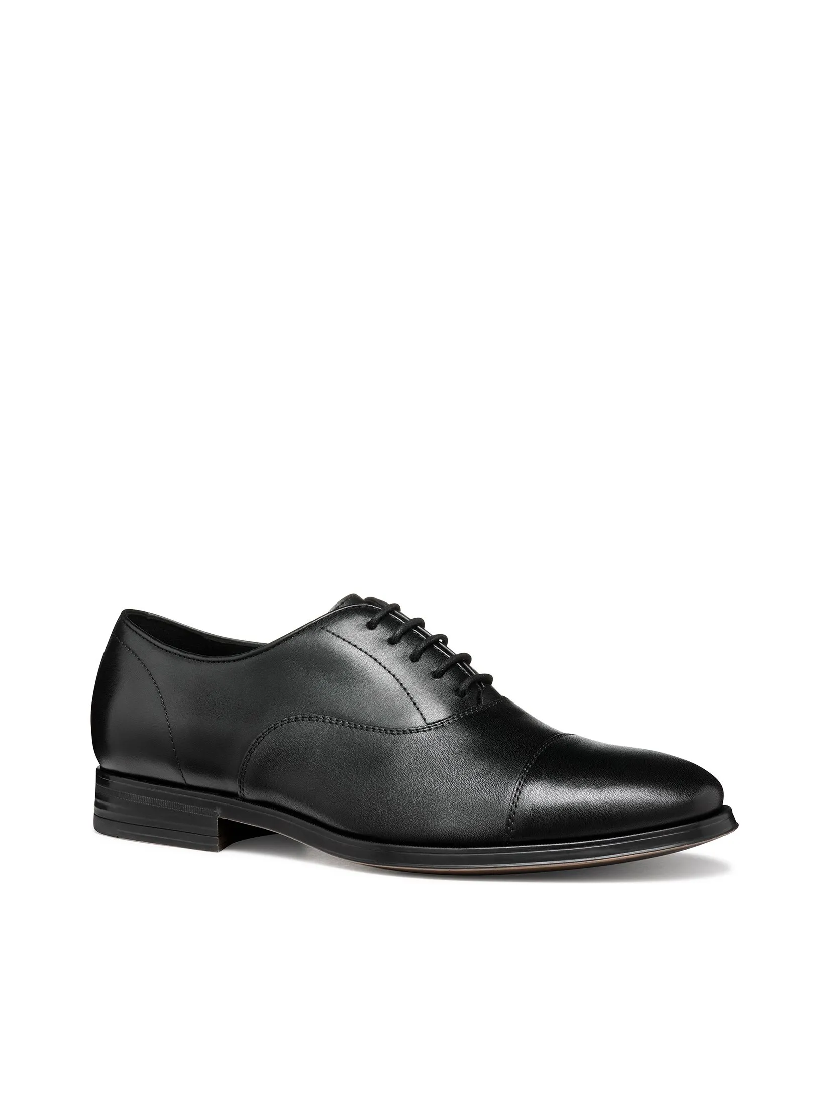 GEOX Men Leather Shoes Rezzonico 1SS25