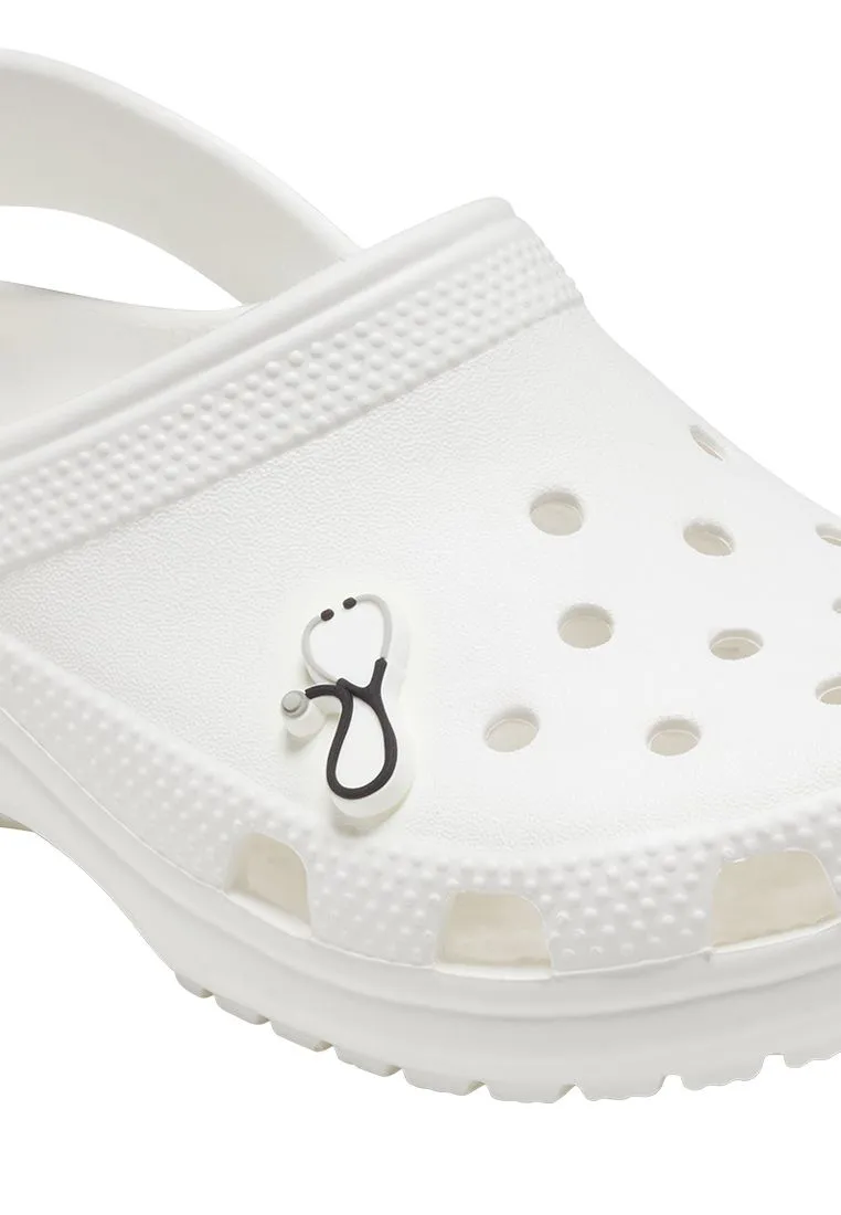 CROCS Black CROCS Jibbitz Stethoscope Shoes Charm