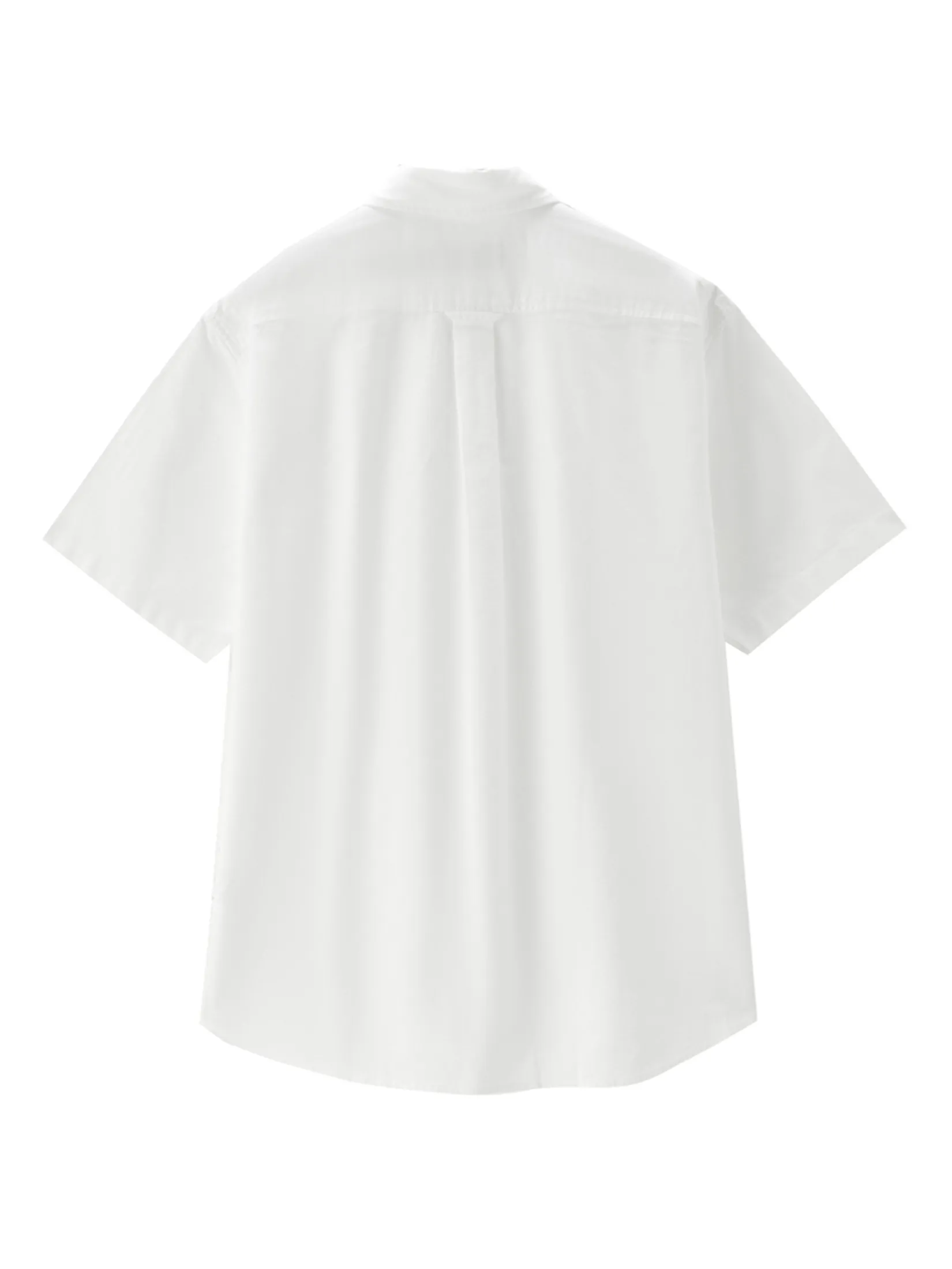 GIORDANO Men s Online Exclusive Relaxed Oxford Shirt (Korea) White