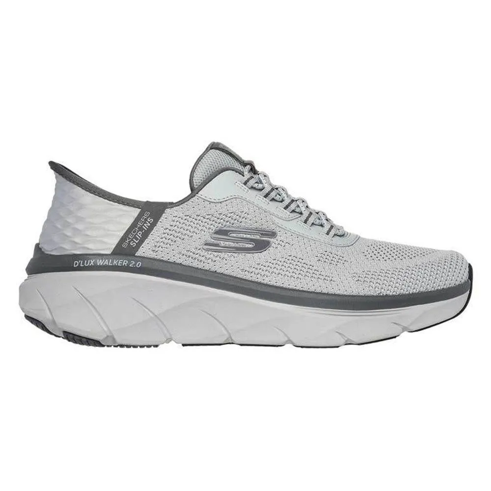 SKECHERS Men Casual Shoes Slip-ins® Relaxed Fit®: D'Lux Walker 2.0 - Rezinate Grey - SK108SH810EGTH