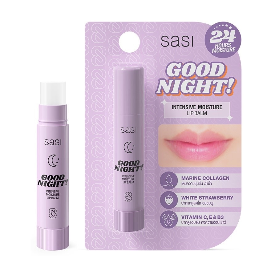 Sasi Good Night Intensive Moisture Lip Balm 3.9g.