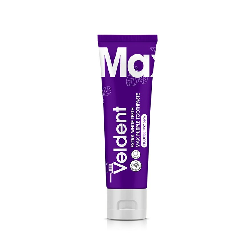 Veldent Toothpaste Extra White Teeth Max Purple 80 G. - Purple