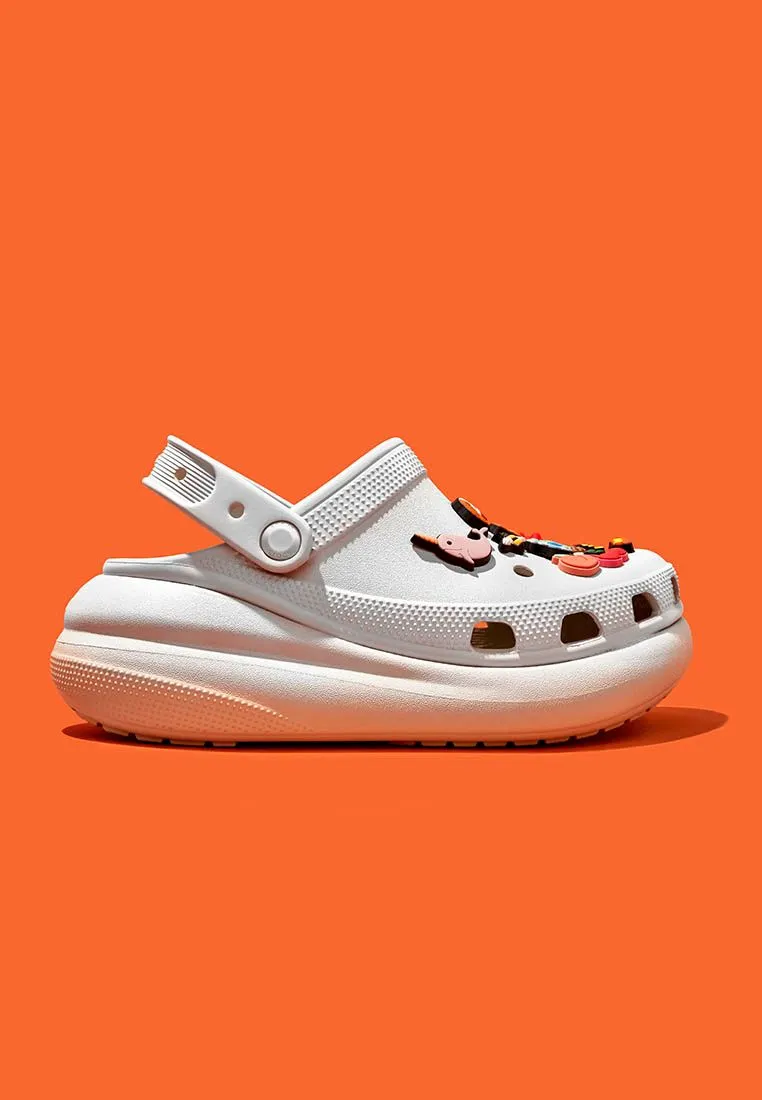 CROCS WHITE CROCS Classic Crush Clog Unisex Casual Shoes