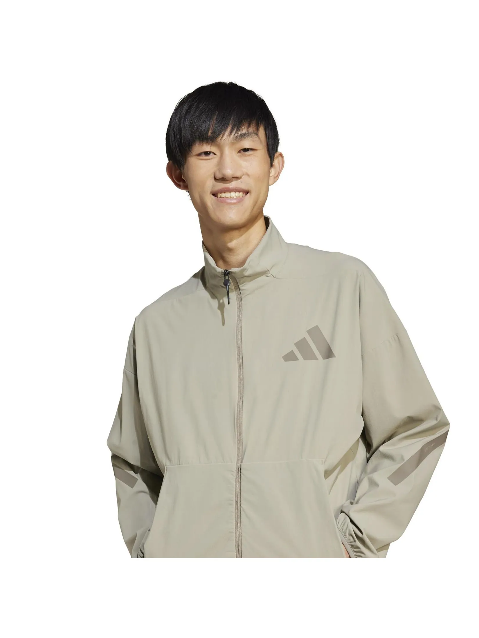 ADIDAS Men Track Top Adidas Z.N.E. Woven Putty Beige