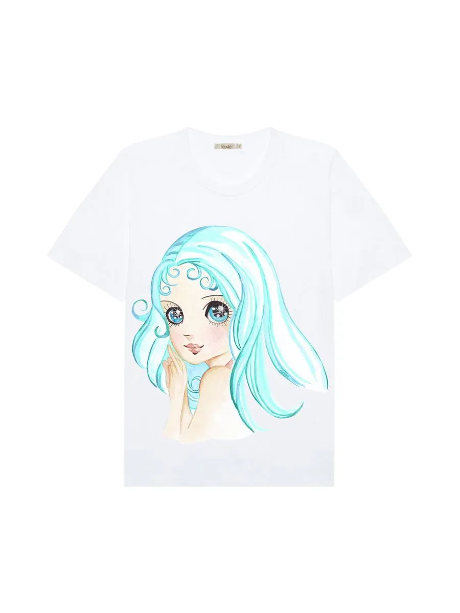 ICONIC WOMEN WHITE DANIELLE T-SHIRT