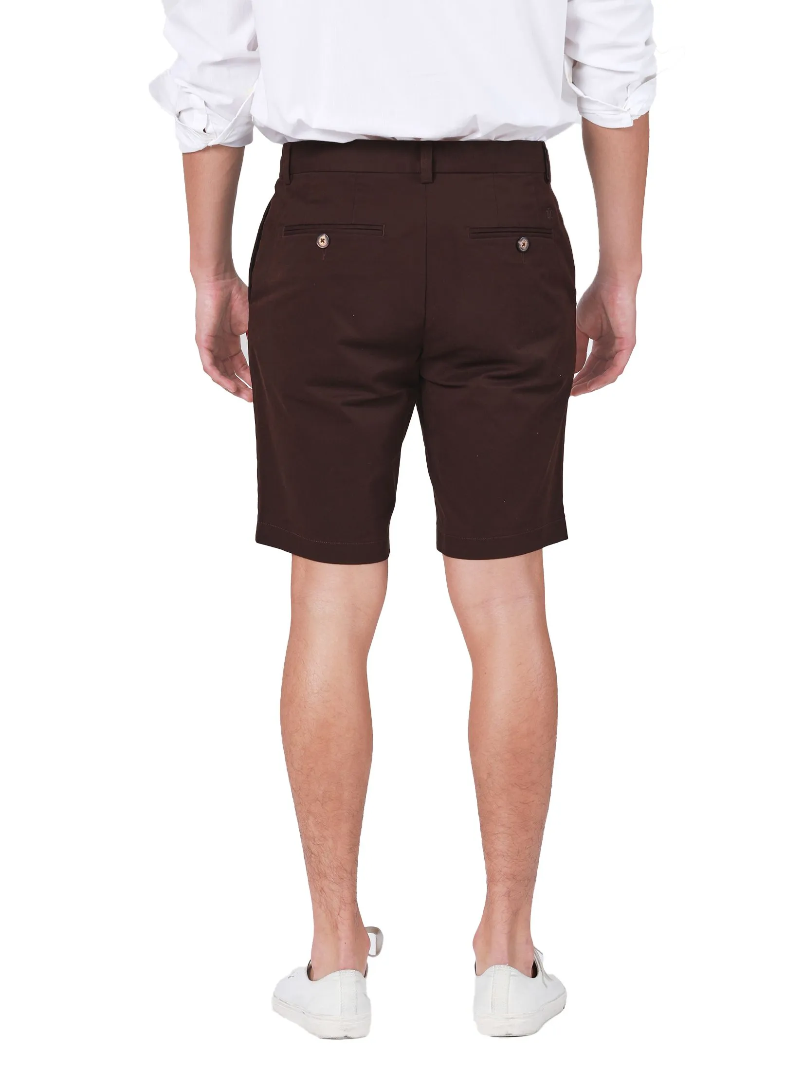 JOHN HENRY Men's Shorts (Slim Fit) REJUVENATE VACATION Brown