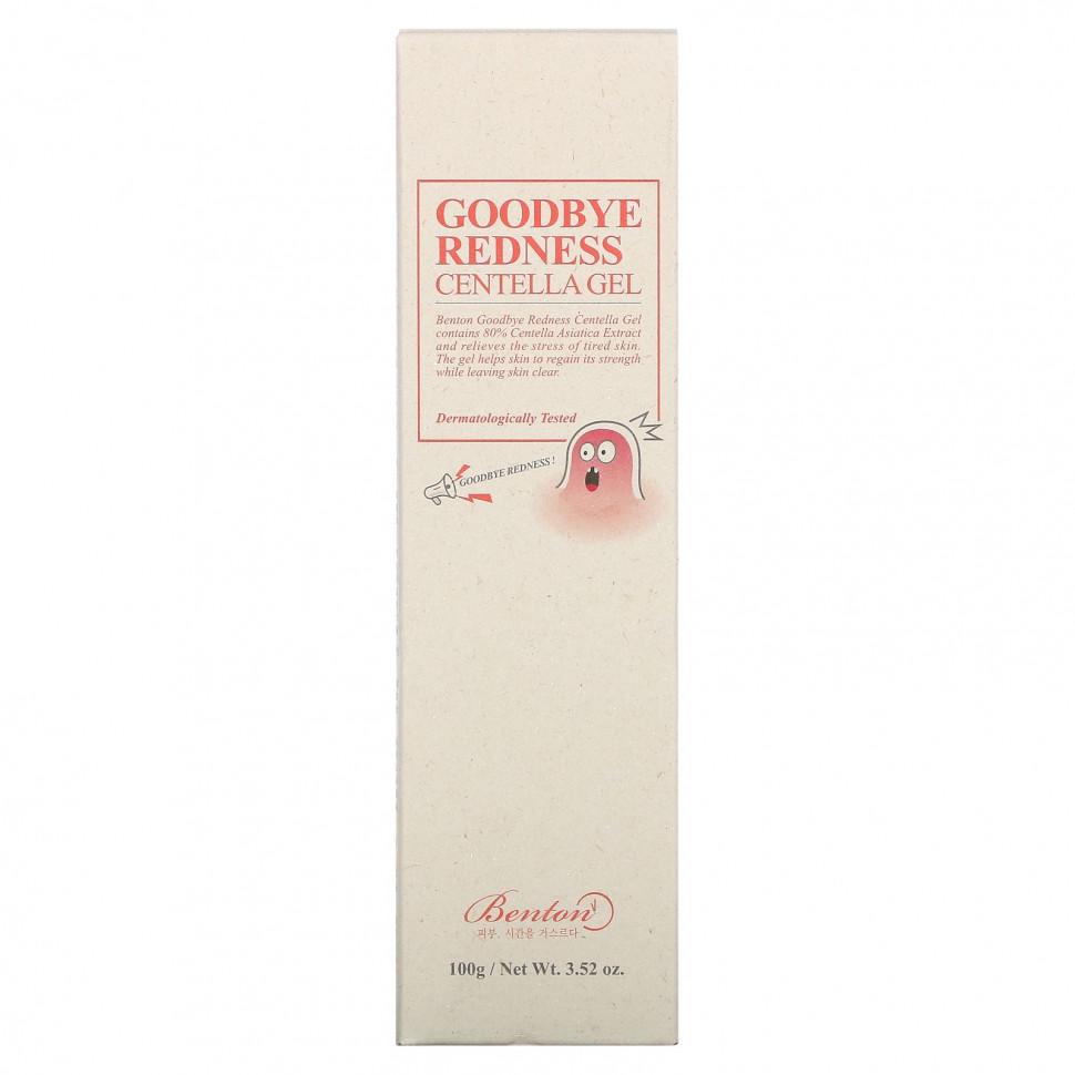 Benton, Goodbye Redness Centella, гель с центеллой, 100 г (3,52 унции)