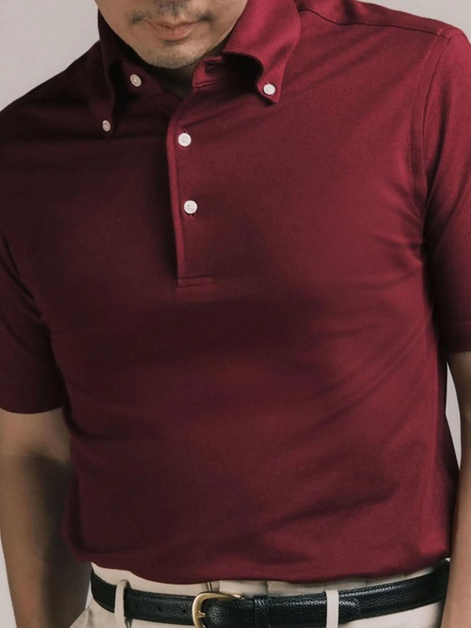ERA-WON Men Polo Shirt Collection "Brother" Red