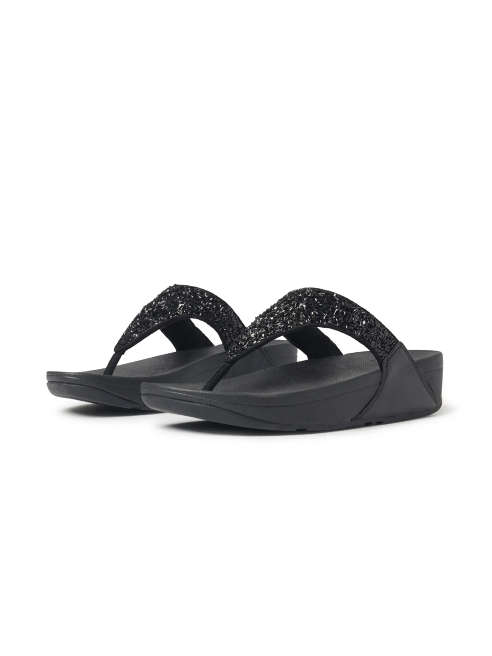 FitFlop™ WOMEN S COMM-LULU SHIMMERFOIL BLACK