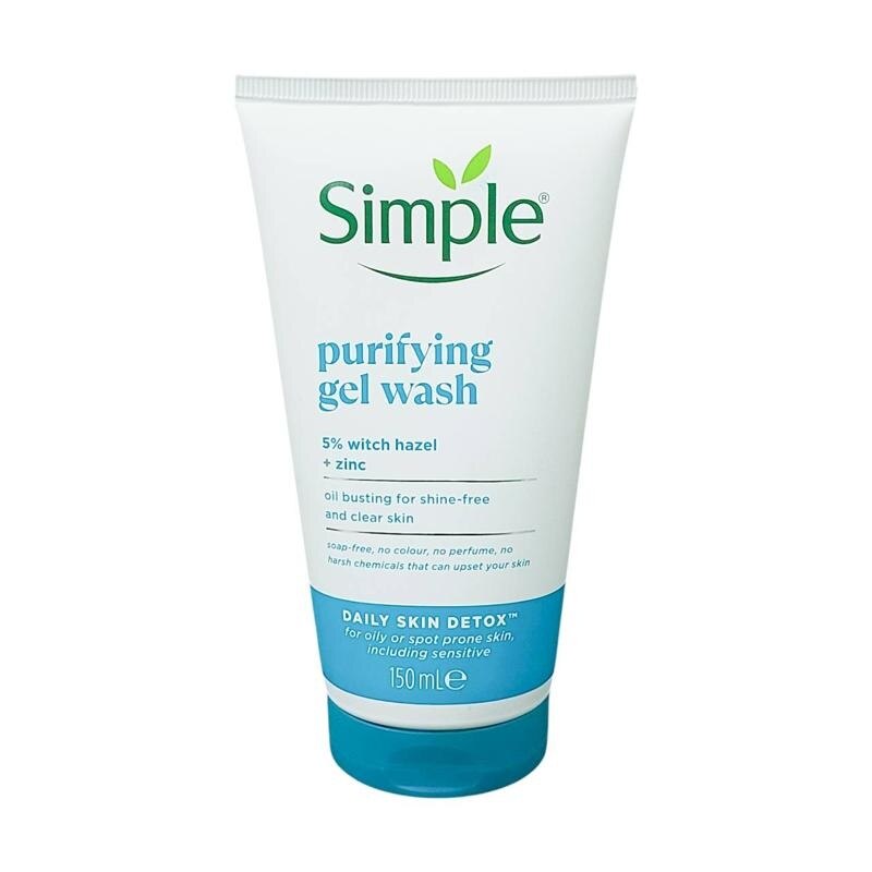Simple Daily Skin Detox Purifying Facial Wash 150 Ml.