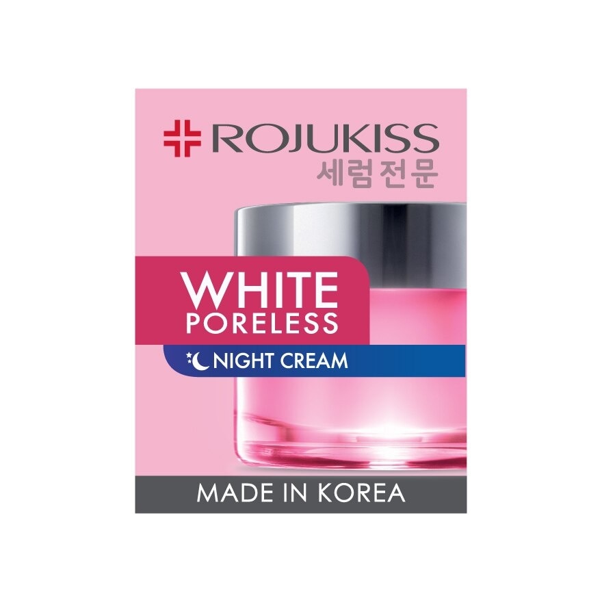 Rojukiss White Poreless Night Cream 45 Ml. - white