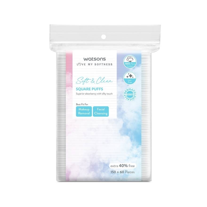 Watsons Square Puffs 210 sheets.