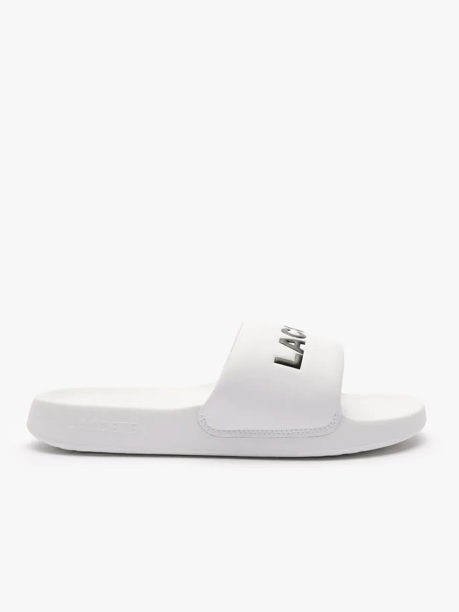 LACOSTE White Men’s Serve Slide 1.0 Fabric
