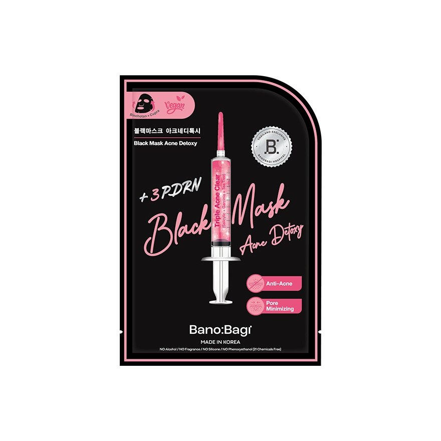 Banobagi Black Mask Acne Detoxy 1'S - Pink