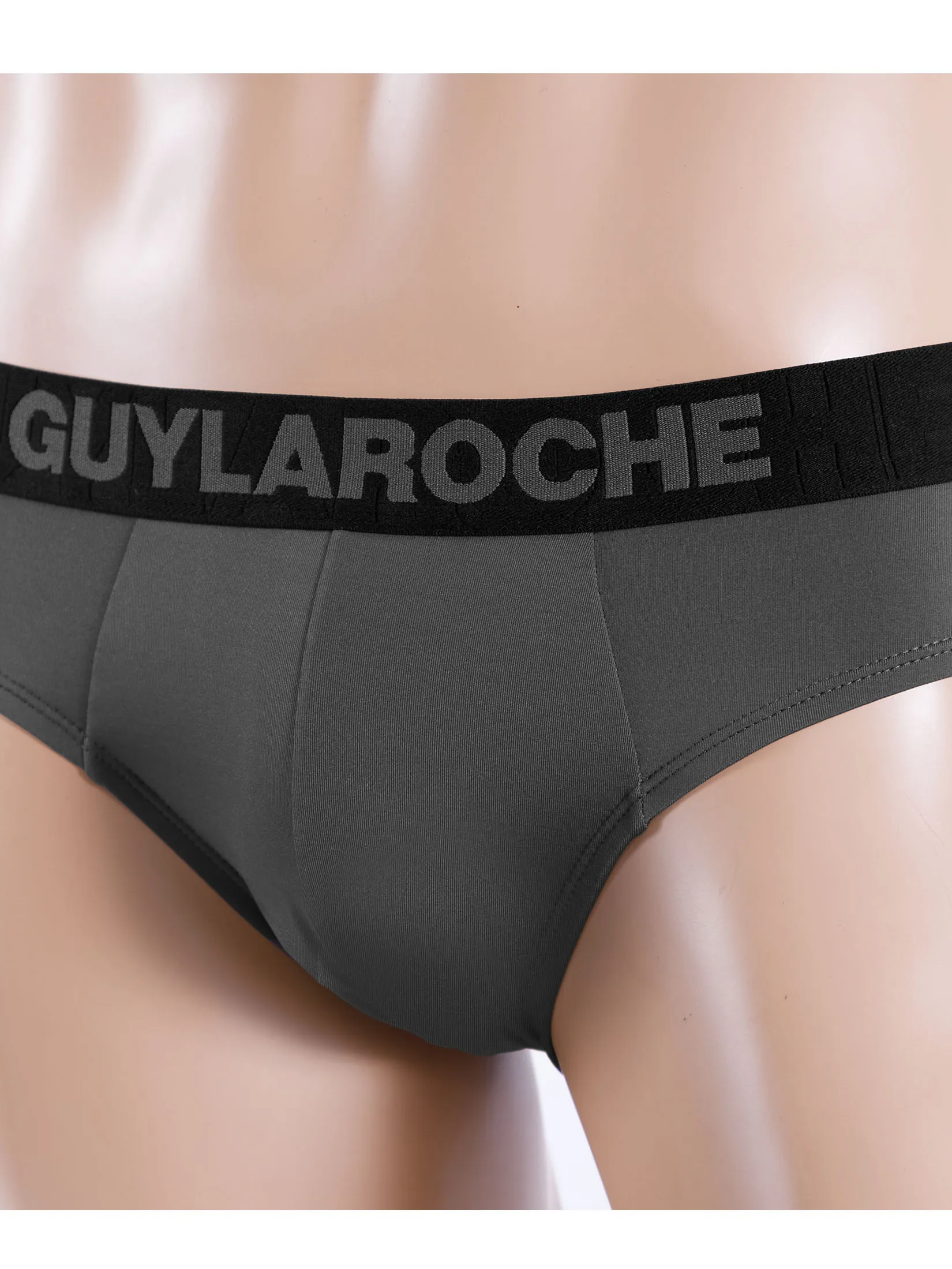 GUY LAROCHE INNERWEAR Men’s Underwear Cool Active – 1-Pack, Grey (JUS5949S5GY)