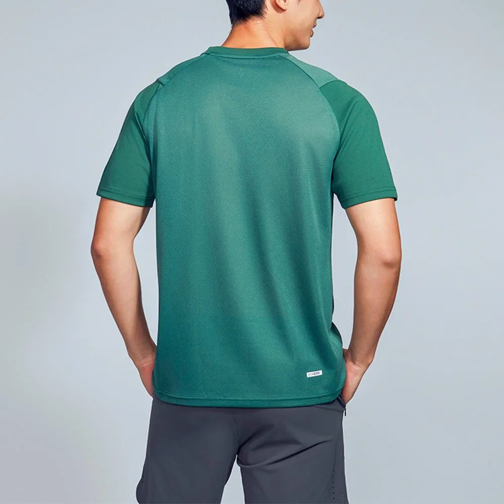 SKECHERS Performance Short Sleeve Tee Men Training T-Shirt Green - SK108AP806EFTH