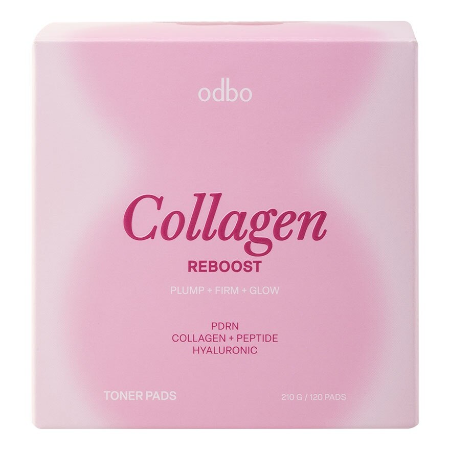 Odbo Skin Reset Toner Pads 120pcs. 02 Collagen Reboost