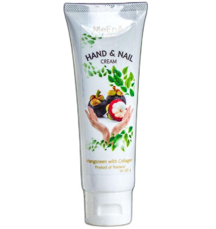 Заживляющий крем для рук с коллагеном и мангостином Meena 120 гр