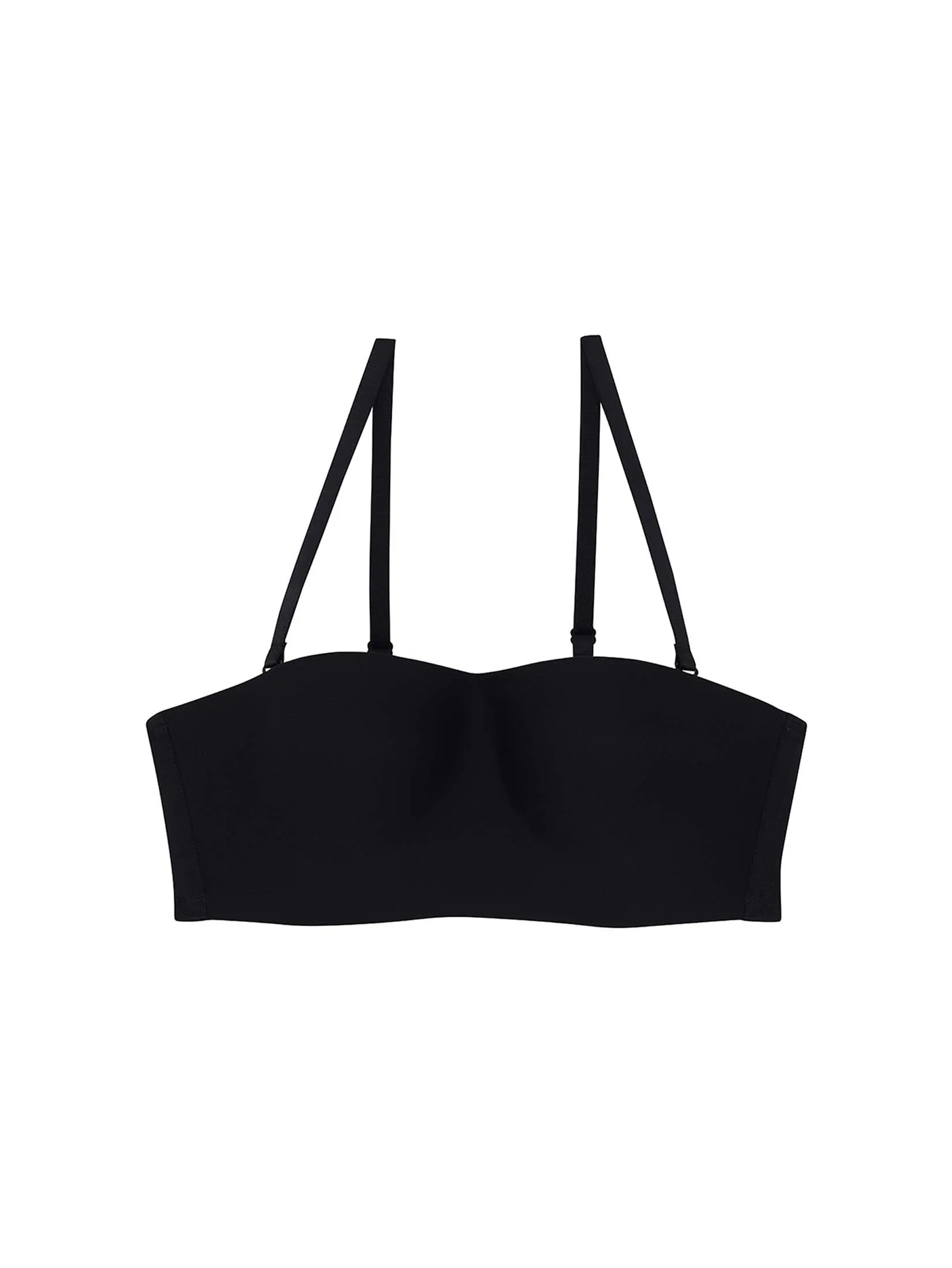 WACOAL Women Surprise strapless wireless top Bra Set 2 pcs Multicolor (Black Pink)